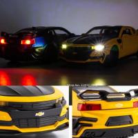 Coche De Juguetes Chevrolar Camaro a Escala 1:32 Modelo De Aleación Con Sonido Y Luz Vehículo Para Niños Regalos De Cumpleaños - details 4