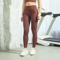Leggings De Yoga Para Mujer De Color Sólido Y Sin Costuras Con Cintura Alta Push up Para Fitness Running Y Gimnasio Talla Verdadera - details 16