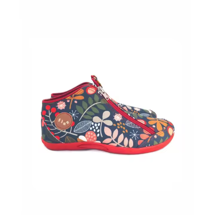Flux Concept Store | Bosque | Botita con cremalleras | Vegana Sin Cordones - 1