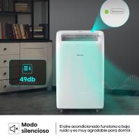 AIRE ACONDICIONADO PORTATIL HISENSE APC12QC 3500W COLOR BLANCO Y PANTALLA LED, CLASE A, PINGUINO AIRE ACONDICIONADO - details 0
