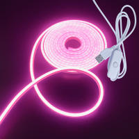 Tira De Luz LED Rosa Flexible 100-500cm 5V Fuente De Alimentación De Bajo Voltaje USB Control De Iluminación Con 501 Botones Decoración Para Hogar Hoteles Restaurantes - details 3