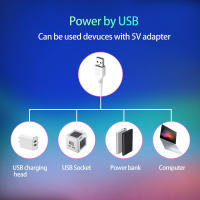 Tira De Luz LED COB Flexible 5V USB Tuya Zigbee 3.0 1m-5m Blanco Cálido Regulable Para Decoración De Hogar Compatible Con Alexa Google - details 13