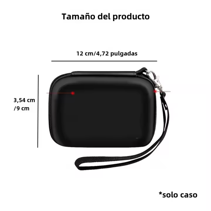 Estuche De Transporte Y Protección Para Cámara Digital AbergBest 21 Megapíxeles 2.7" LCD Recargable HD Kodak Pixpro Canon PowerShot - 1
