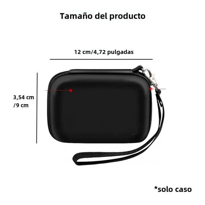 Estuche De Transporte Y Protección Para Cámara Digital AbergBest 21 Megapíxeles 2.7" LCD Recargable HD Kodak Pixpro Canon PowerShot - 1