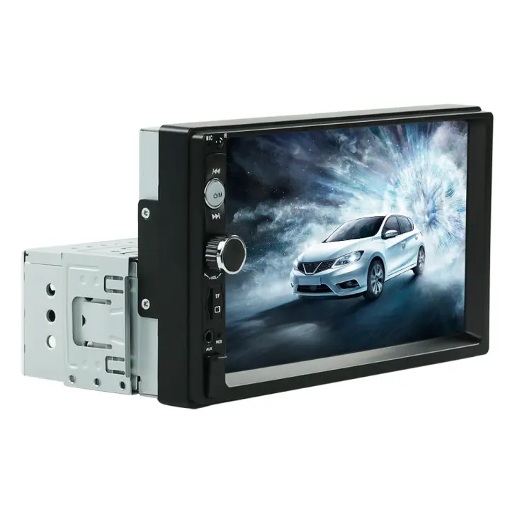 Reproductor Multimedia para Coche Universal 2024 de 7 pulgadas Soporte SWC/AUX/BT/SD/USB/Mirrorlink/FM/RCA/HD Video - 1