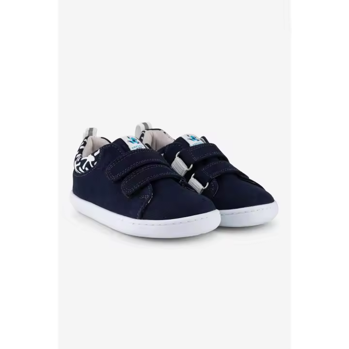 Deportivas azul marino de algodón orgánico HOPFROG - 1