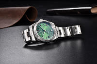 Reloj Mecánico Para Hombre PAGANI DESIGN DD40 2024 Resistente Al Agua Cristal De Esmeril Acero Inoxidable Con Numeración Romana Y Calendario Completo - details 12