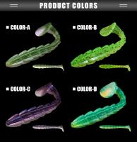 Arraigador De Pesca Spinpoler Breaker Soft Bait Lure Paddle Tail Stick Worm 7cm 9cm 11.5cm Insecto Salado Saltwater Swimbait Para Bass Pike Trout - details 11