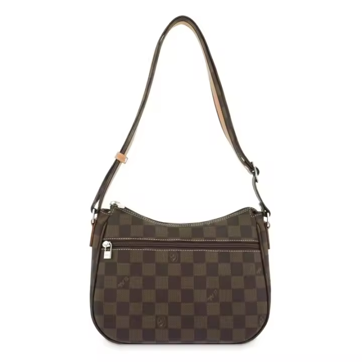 El Potro: Bolso bandolera mediano mujer 1241-CHESS-MARRON - 1