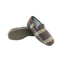 Zapatilla clásica de cuadros para hombre, marca ALCALDE - Comodidad en casa. - details 7