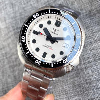 Reloj Automático De Acero Inoxidable Para Hombres Resistente Al Agua 30Bar Con Bisel De 120 Clicks Y Corona De 4.1 Pulgadas Cristal De Zafiro Blanco Turtle Professional Diver Master - details 17
