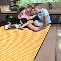 Manta De Picnic Exterior Plegable De 79\"x79\", Grande Y Portátil Para Playa Y Camping Material Oxford Adecuada Para Barbacoas En Parques - details 7