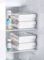 Caja De Almacenamiento Para Huevos De Doble Capa En Plástico Para Nevera Organizador De Cocina Con Compartimentos 32 Piezas - details 4