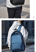 Mochila de de de de Pvc gran capacidad para para hombre, morral negocios Color sólido, Unisex, viaje - details 15