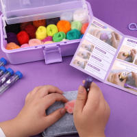 Kit De Tejido Con Agujas KRABALL 114 Piezas Con Lana De Oveja Y Herramientas Completas 2 Tipos De Agujas De Tejido 3 Tamaños Set De Suministros Para Tejer - details 5