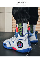 Zapatillas De Baloncesto Para Niños Diseño Original 2024 Comodidad Y Moda Zapatos Deportivos Para Interior Y Entrenamiento Tendencia Para Adolescentes - details 15