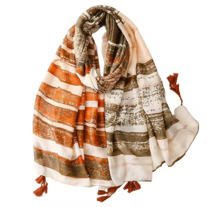 Bufanda para mujer, elegante, a la moda, grande, ancho, Chal, Conjunto de regalo - 1