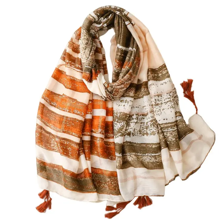Bufanda para mujer, elegante, a la moda, grande, ancho, Chal, Conjunto de regalo - 1