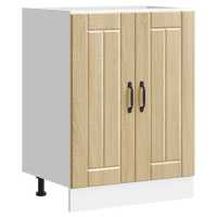 vidaXL Panel para lavavajillas Lucca madera contrachapada sonoma gris en color Gris sonoma/Gris hormigón/Negro y más - details 9