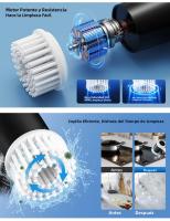 Escobilla De Limpieza Eléctrica Sin Cable Multifuncional Para El Hogar Y Cocina Cepillo De Pelo Baño Escoba Y Mop Para Limpieza Del Inodoro - details 16