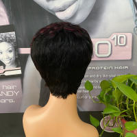 Pelucas De Cabello Humano Bob Corto Natural Color Brasileño Remy Peluca De Corte Pixie Para Mujeres Negras Misney - details 8