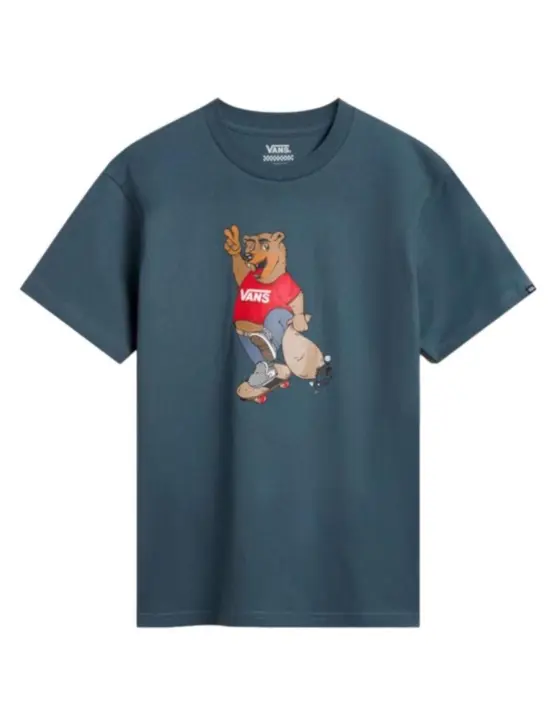 Camiseta Vans Peace Oso Junior Azul - Niño - 1