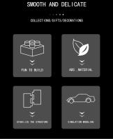 Bloques De Construcción De Vehículo De Off-Road Para La Ciudad 413 Piezas SUV De Carreras Modelo De Viaje Juguete DIY Para Niños Regalos De Vacaciones Bloques Conectables De Viaje - details 1