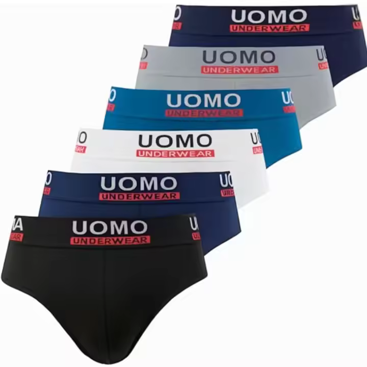 Nakloe - Pack 6 - Slip hombre pack - Slip hombre - Elasticos y transpirables - 1