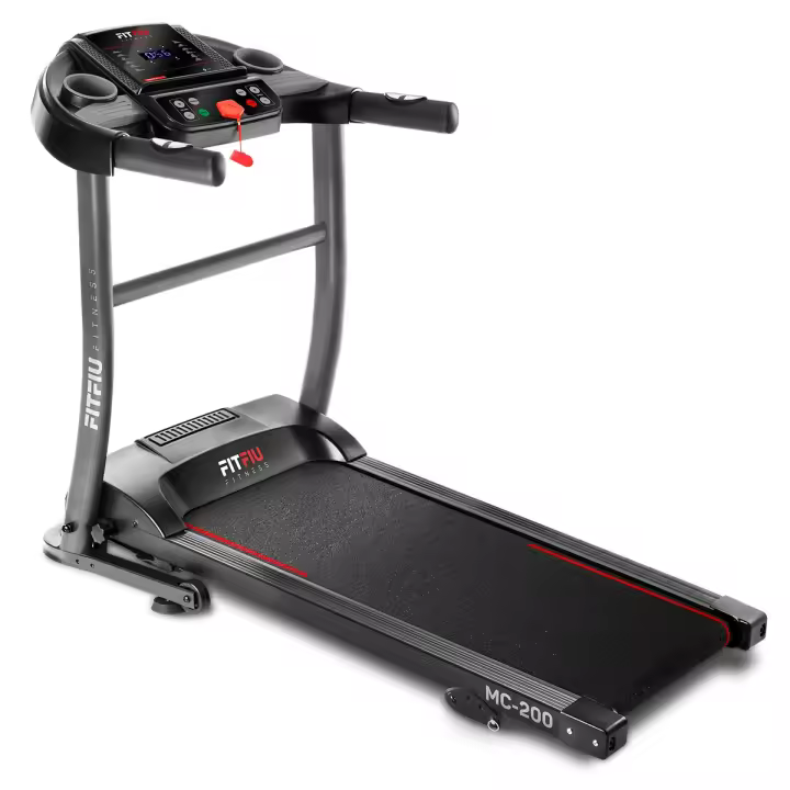 FITFIU Fitness MC-200 - Cinta de correr con Inclinación, Plegable, Ultracompacta y Silenciosa, Pantalla LCD con 12 Programas, Caminadora con Pulsómetro, para el Hogar/ Oficina - 1
