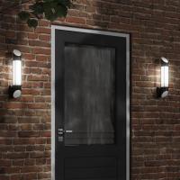 vidaXL Aplique de exterior de acero inoxidable luz de pared exterior Color Negro,  Plateado, y mas - details 0