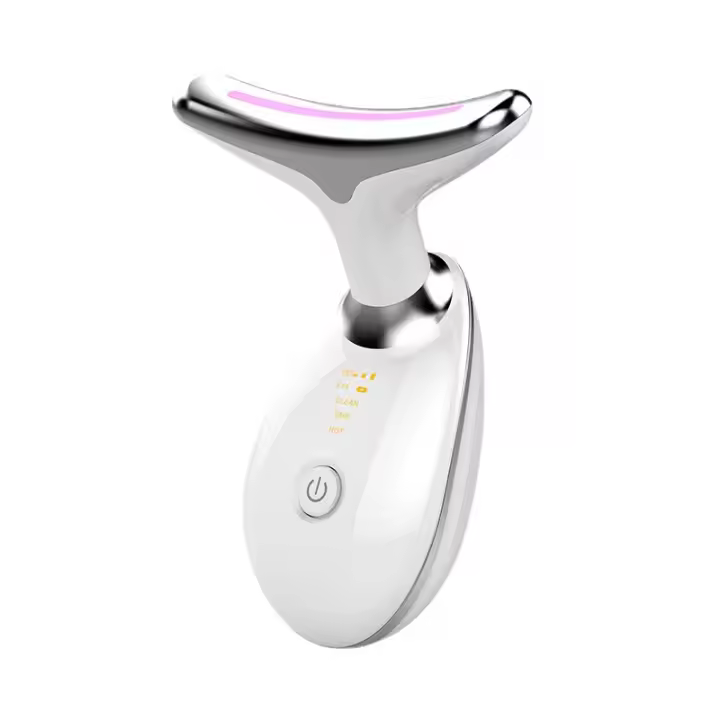 Antiarrugas faciales, masajeador facial ems, aparatos de belleza facial de 3 modos, reducción de arrugas y estiramiento del cuello, masajeador de vibración recargable - 1