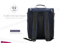 Bolso De Diaper Multifuncional Para Bebé Insular Elegante Bolsa De Camarón Para Mamá Viaje Cambio Con Carrito De Manos Para Mujer Tamaño Medio - details 39