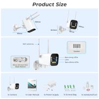 Cámara De Seguridad IP Exterior 8MP 4K PTZ Wifi H.265 Con Rastreo Automático Y Audio Cámara De Patrulla En Forma De Rayo Protección Doméstica ICSEE - details 3