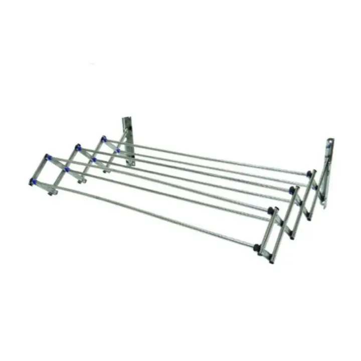 NAKLOE - Tendedero - Tendedero pared - (3 - 5 y 7 m) - Tendedero pared extensible - Tendedero pared plegable - Tendederos pared - Tendederos extensibles - Tendederos pared extensibles - 1