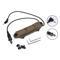 Interruptor De Luz Escuadrilla Táctica De Presión Augmentada Doble Función Para Flashlight SF/2.5MM/3.5MM Material De Nylon Color Negro/Desierto - details 2