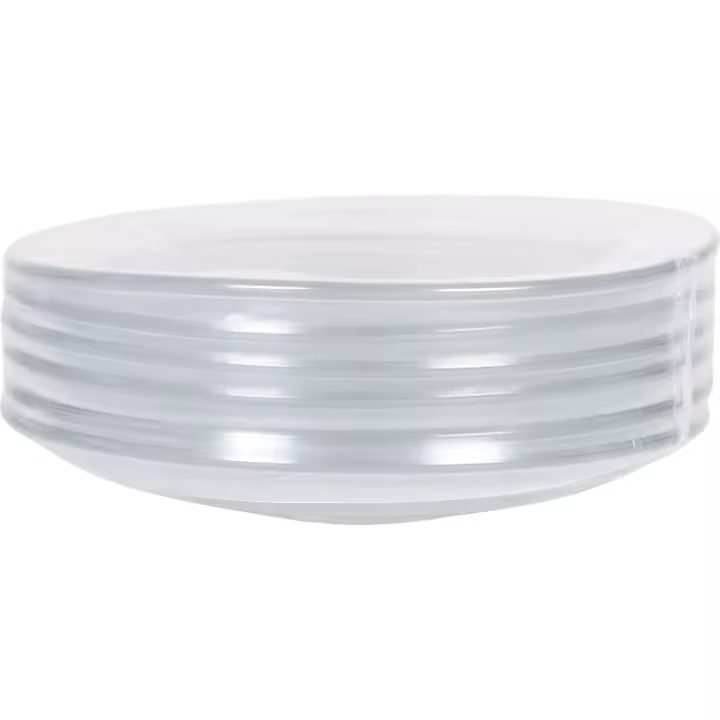 Duralex - Set de 6 Platos Transparentes Gigogne 134cm - Platos Resistentes y Duraderos, Ideales para el Uso Diario, de Vidrio Templado, Versátiles y Fáciles de Limpiar, Aptos para Lavavajillas | Amystyle - 1