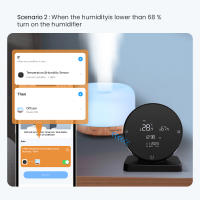 Sensor De Temperatura Y Humedad Inteligente AVATTO Tuya WiFi Control Remoto IR Compatible Con Alexa Y Google Home - details 12