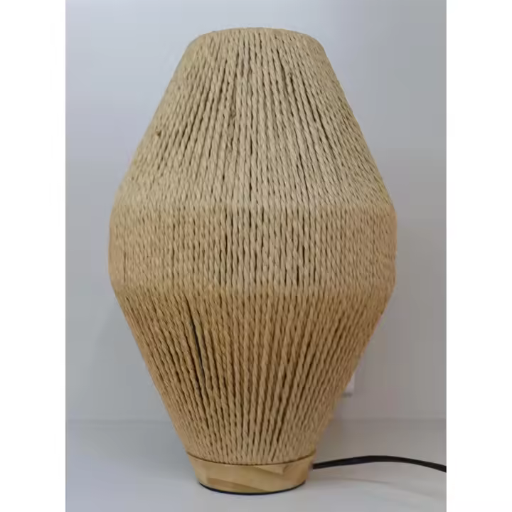 LAMPARA S/MESA CUERDA NATURAL HM843592 FIJALO - 1