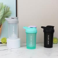 Botella De Proteína Portátil 300ml Con Mezclador Antigrasa Para Gimnasio Y Entrenamiento Deportivo Exterior - details 1