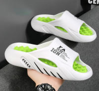 Sandalias Masculinas De Verano Con Masaje Pantuflas De Interior Y Exterior Suave Bajo Casual Zapatillas De Playa Para Hombre - details 7