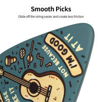 6 Pcs Escogidas Cabezas De Guitarra Original Sonido Impresión Doble Llave De Cinturón Regalo Para Amantes De La Música Ukulele Guitarra - details 5