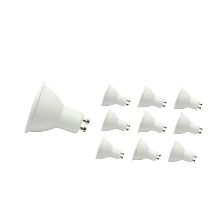 Paquete de 10 Bombillas LED GU10 7W 120 ° SMD2835 770lm 220V No Flicker/Parpadeo - 1