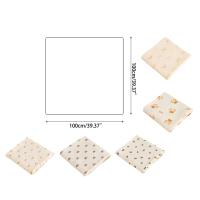 Mullidor De Algodón Para Bebé Con Estampado Floral Tapete De Muselina Para Cuna Y Baño Cubierta De Silla De Paseo Para Recién Nacidos - details 5
