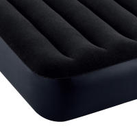 INTEX - Colchón hinchable doble Pillow Rest Classic, tamaño Queen 2 personas, con bomba eléctrica integrada, superficie flocada y diseño con almohada, 152x203x25 cm, ideal para el hogar y visitas, colchones hinchables - details 4
