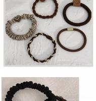 Cinta Para El Cabello Elegante Y Sencilla De Alta Elasticidad Duradera Para Mujer Ideal Para Cuentas Perfecta Para Chicas Accesorios De Cabello Estilizados - details 5