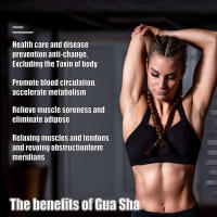 Herramienta De Masaje Gua Sha En Acero Inoxidable Para Relajación De Tissue Suave Reducción De Dolor En Cabeza Cuello Espalda - details 1
