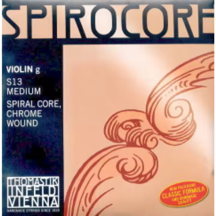 CUERDA VIOLIN-Thomastik (Spirocore/S13) (Metal/Cromo) 4ª Medium Violin 4/4 - 1
