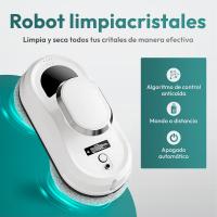 RELAXTY Robot Limpiacristales Electrico 90W con Succión 5600Pa – Limpia Cristales para Ventanas, Control Remoto - details 0
