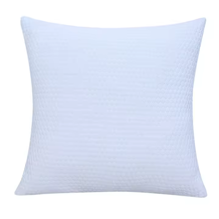 Pack2 o 4 Cojín Decorativo 80x80 cm con Funda Acolchada de Diseño Geométrico | Blanco, Suave y Elegante | Ideal para Sofá, Dormitorio o Salón | Estilo Moderno y Confort Premium | Microfibra - 1