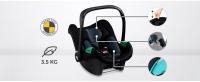 Kinderkraft MOOV2 AIR Silla de Coche 3 en 1, Mink PRO I-Size, Sistema de Viaje, Cochecito para Bebé, Silla de Paseo, Plegable, para Recién Nacido, Desde el Nacimiento hasta los 3 Años - details 1